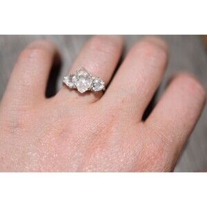 Engagement rings, raw diamond ring, raw stone ring, alternative engagement ring,